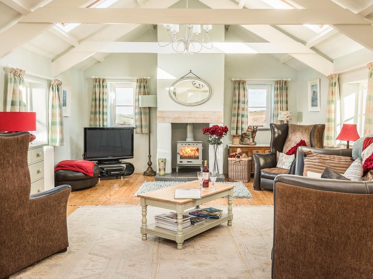 Вилла The Barn At Little Resugga Bugle Экстерьер фото